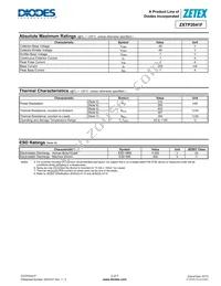 ZXTP2041FTA Datasheet Page 2