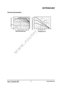 ZXTP25012EZTA Datasheet Page 3