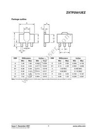 ZXTP25012EZTA Datasheet Page 7