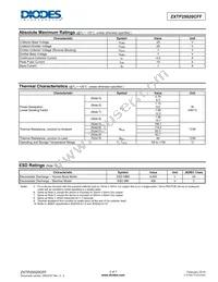ZXTP25020CFFTA Datasheet Page 2