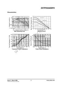 ZXTP25040DFHTA Datasheet Page 3