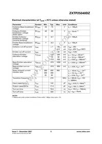 ZXTP25040DZTA Datasheet Page 5