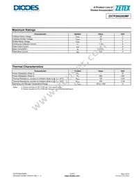 ZXTP26020DMFTA Datasheet Page 2