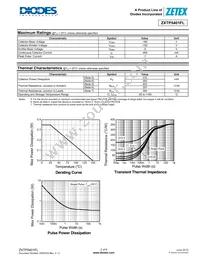 ZXTP5401FLTA Datasheet Page 2