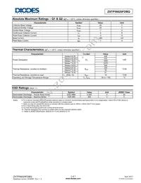 ZXTP56020FDBQ-7 Datasheet Page 2