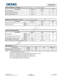 ZXTR2012FF-7 Datasheet Page 2