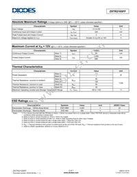 ZXTR2105FF-7 Datasheet Page 2