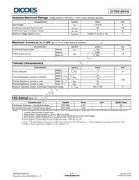 ZXTR2105FFQ-7 Datasheet Page 2