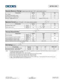 ZXTR2112FQ-7 Datasheet Page 2