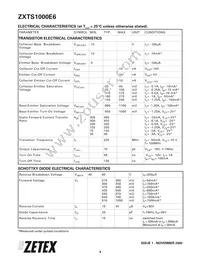 ZXTS1000E6TA Datasheet Page 4