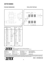 ZXTS1000E6TA Datasheet Page 6