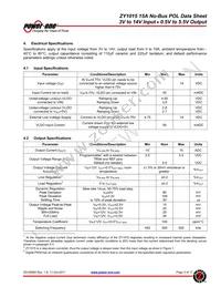 ZY1015G-T3 Datasheet Page 3