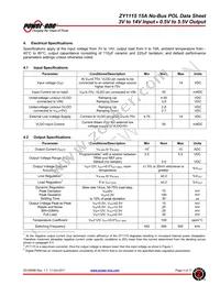 ZY1115G-T3 Datasheet Page 3