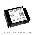 LED40W-072-C0550-D-HV