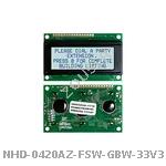NHD-0420AZ-FSW-GBW-33V3