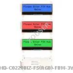 NHD-C0220BIZ-FS(RGB)-FBW-3VM